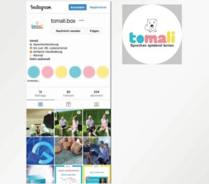 Tomali Instagram profile
